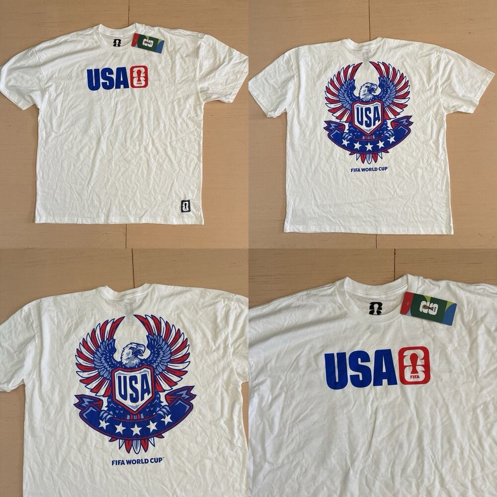 FIFA 2026 Men's Size 2XL World Cup Team USA Soccer Livery Oversiezed T-Shirt